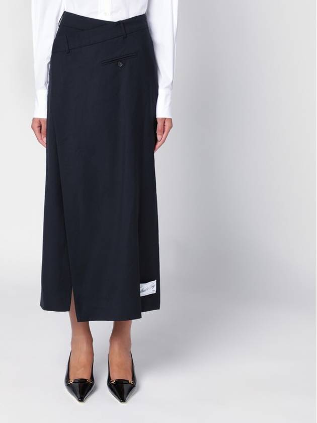 Erika Cavallini Matilda blue asymmetrical skirt