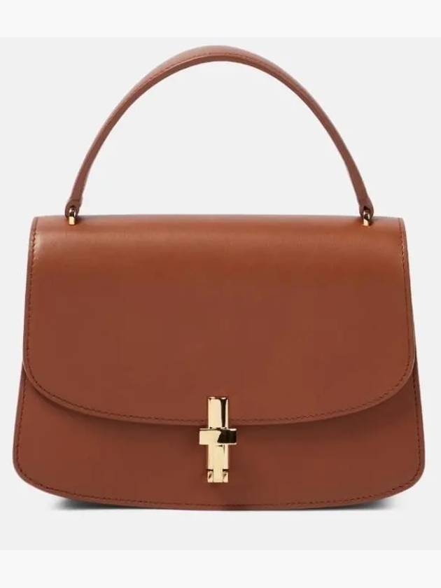 더로우 소피아 레더 숄더 백