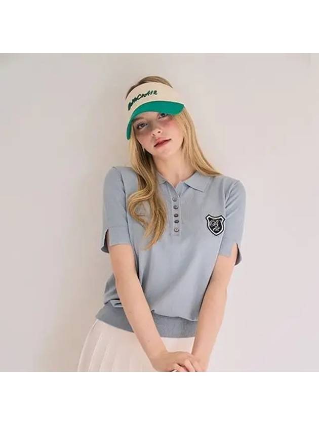 카라 단추반팔 소라
