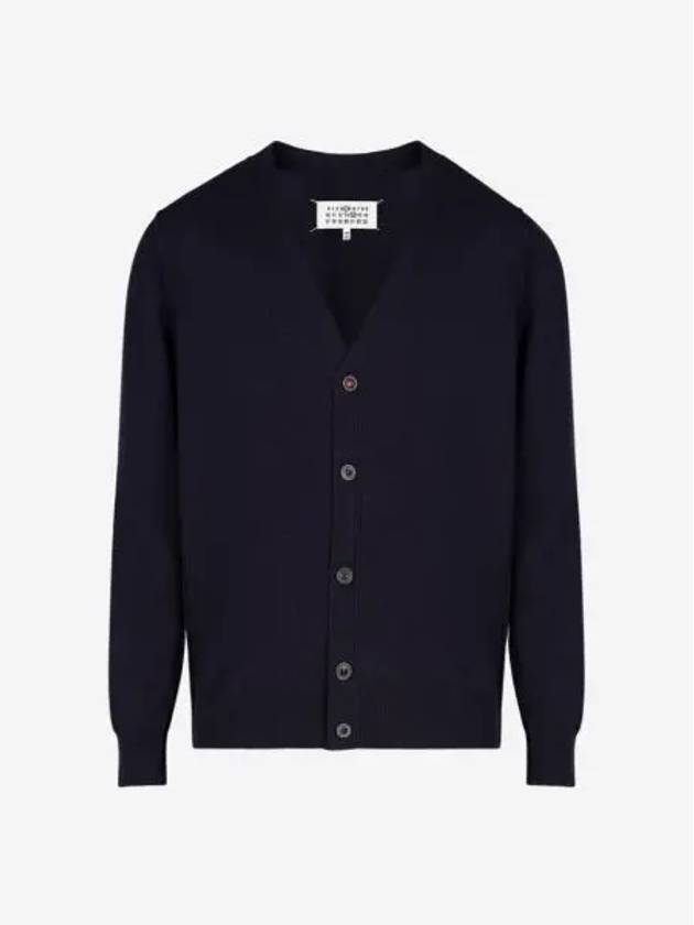 메종 마르지엘라 캐시미어 가디건 네이비 Maison Margiela Cashmere Cardigan Navy