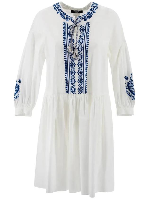 Weekend Max Mara 드로스트링 긴팔 미니 드레스 2415221182600_181033