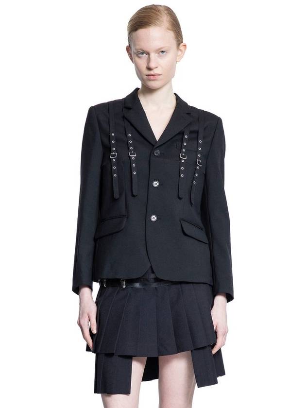 NOIR KEI NINOMIYA WOMAN BLACK BLAZERS