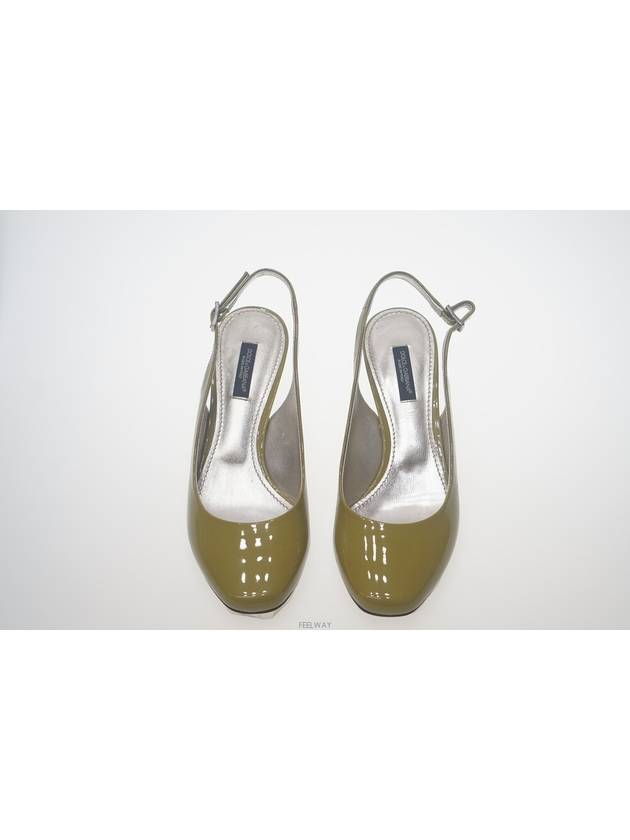 돌체앤가바나/C08517 A6271 80520/VERDE 슬링백 힐 6CM
