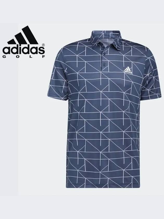 [아디다스골프 HC5576 쟈가드 그래픽 폴로 남성 반팔티셔츠