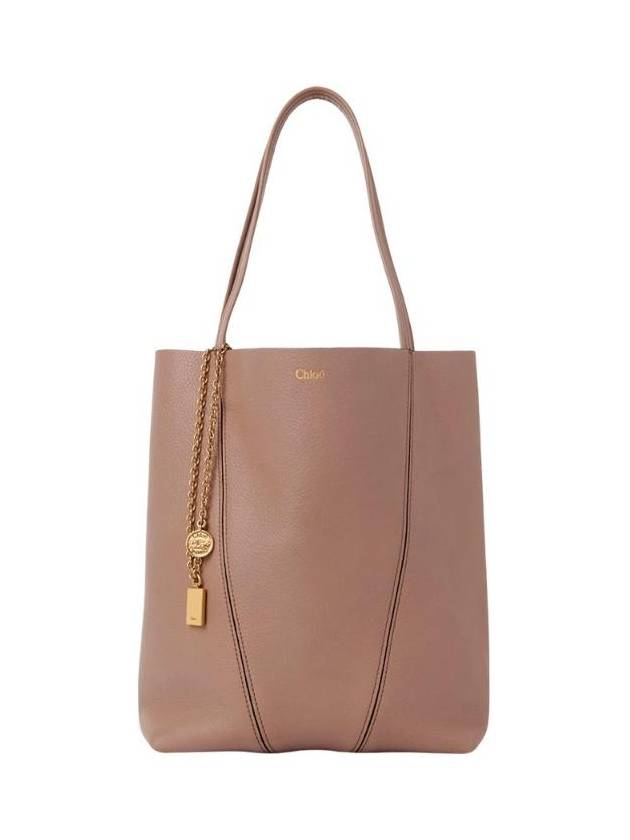 끌로에 그레인드 레더 스핀 토트백 우드로즈 CHC25SS811N84527