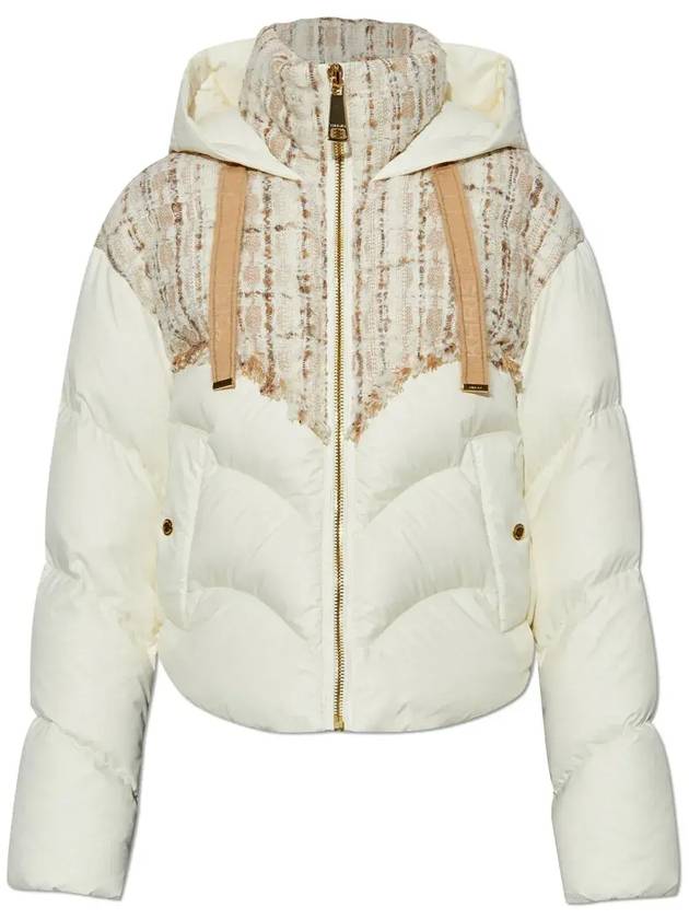 크리스조이 후드 다운 재킷 KWF24R0631NYTW03_BUT179