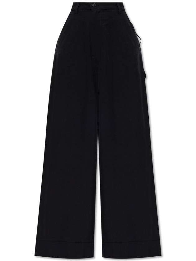 Y-3 Low-waisted Trousers  Women's  Black