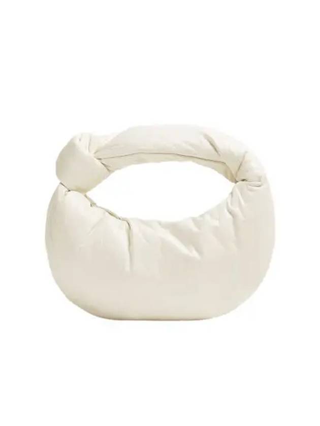 보테가 베네타 미니 퍼피 레더 조디백 화이트 Bottega Veneta Mini Puffy Leather Jodie White