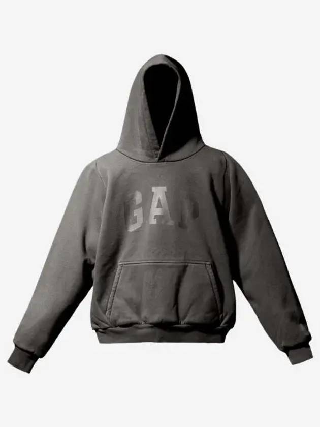 이지 갭 엔지니어드 바이 발렌시아가 도브 슈렁큰 후드 그레이 Yeezy Gap Engineered By Balenciaga Dove Shrunken Hoodie Gray