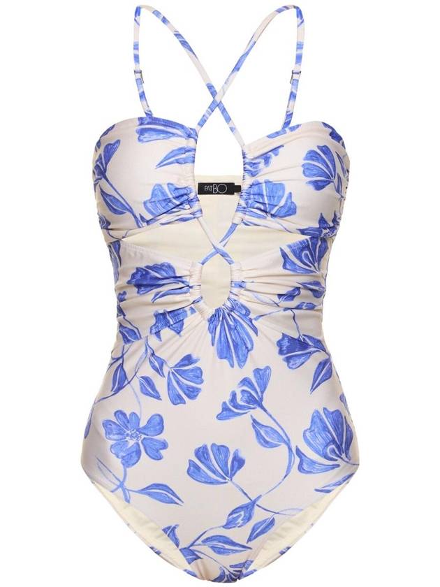 NB01 PATBO 여성 수영복 Nightflower printed swimsuit