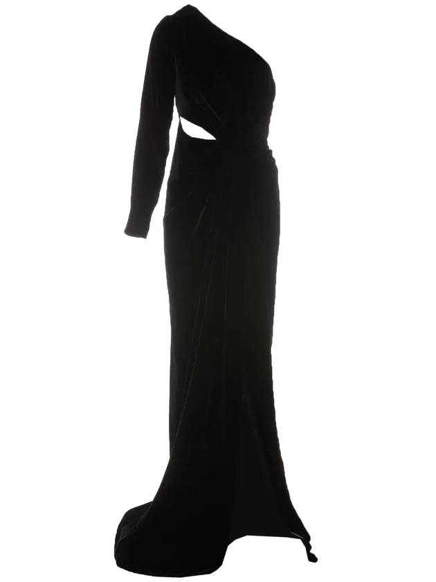Costalleros 원 숄더 컷아웃 드레스 FW2253_BLACK