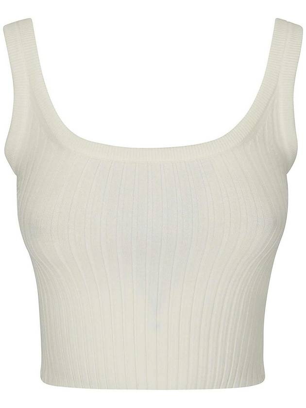Sportmax Sleeveless ribbed top