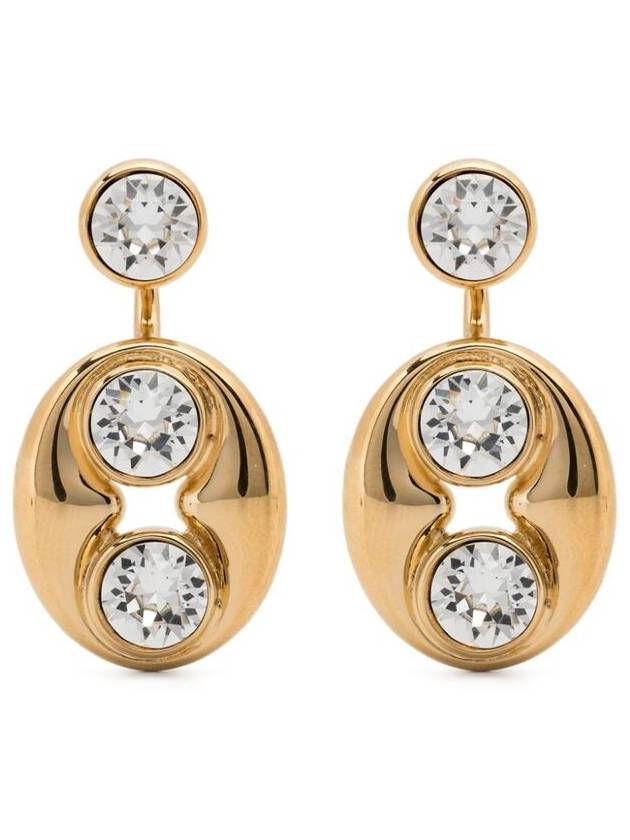 Amina Muaddi - Leather Earrings