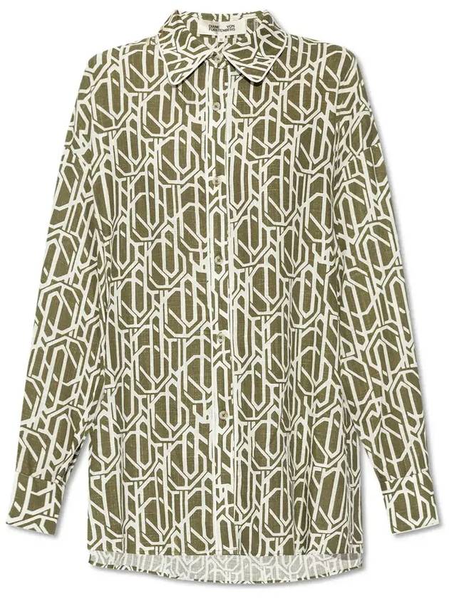 Diane von Furstenberg 패턴 긴팔 셔츠 DVFBL2S0100_IFGKM