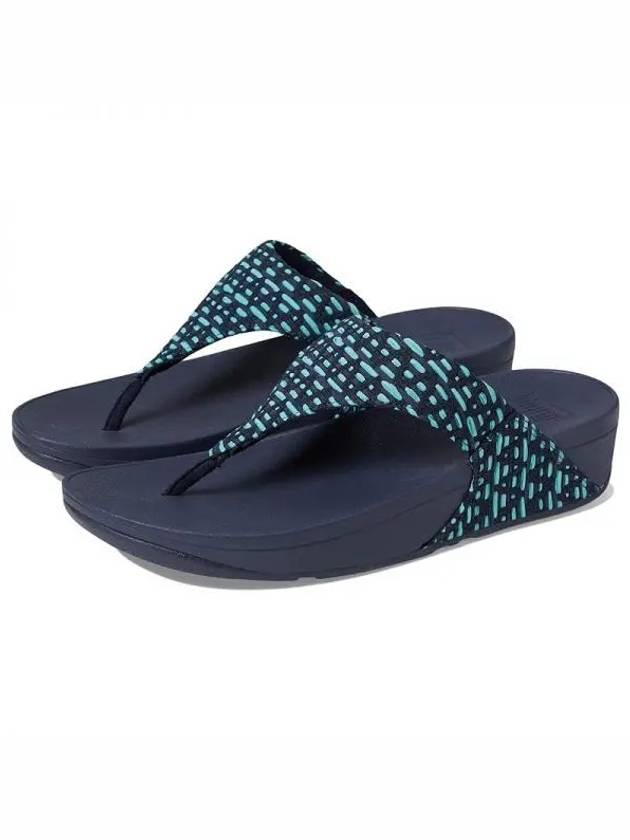 4166490 FitFlop Lulu Geo Webbing Toe Post Sandals
