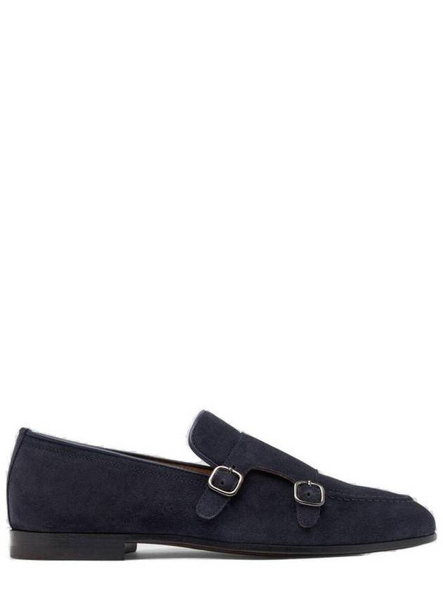 Scarosso Ernesto 버클 디테일 아몬드 토 로퍼