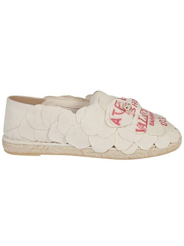 발렌티노 여성 로즈 에디션 아뜰리에 에스파듀 슬립온 화이트