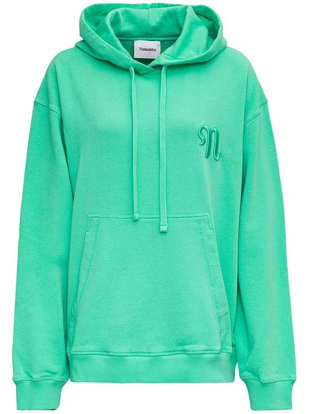 Nanushka 로고 자수 후디