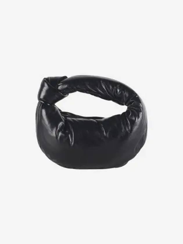 보테가 베네타 미니 퍼피 레더 조디백 블랙 Bottega Veneta Mini Puffy Leather Jodie Black