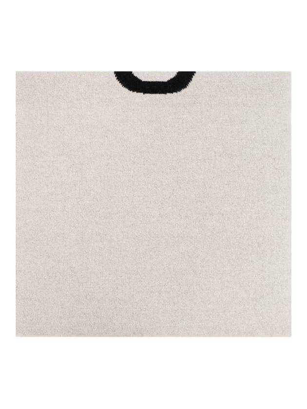 지방시 리버서블 로고 인타르시아 니트 스카프