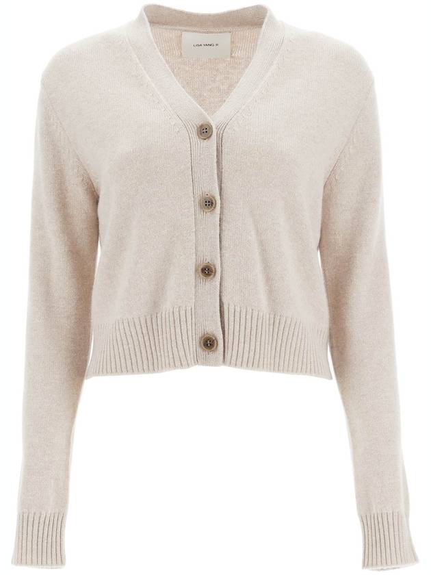Cropped Cashmere Cardigan