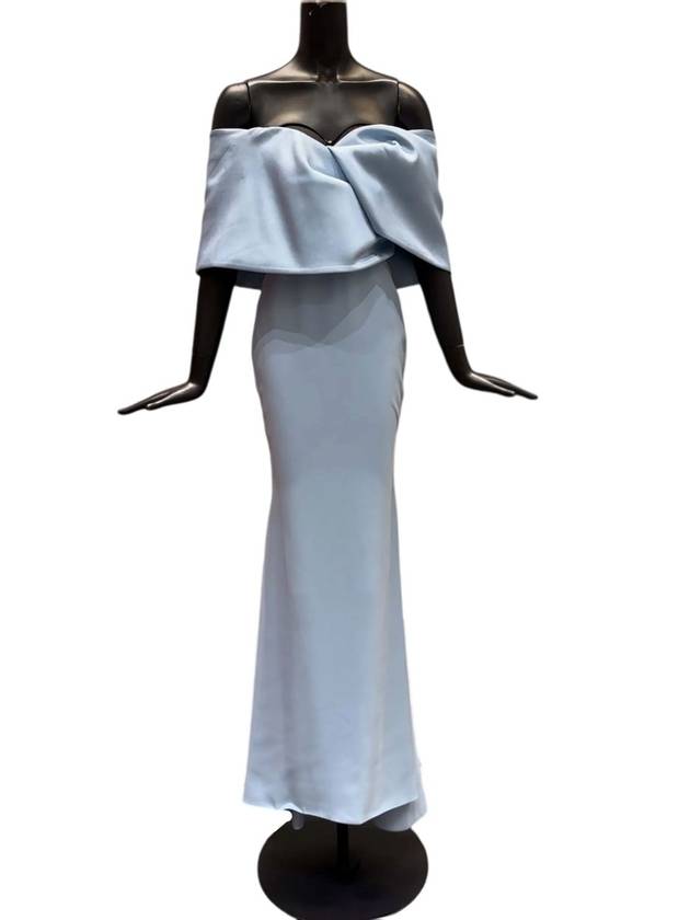 AYLA MIKADO AND CREPE DRESS
