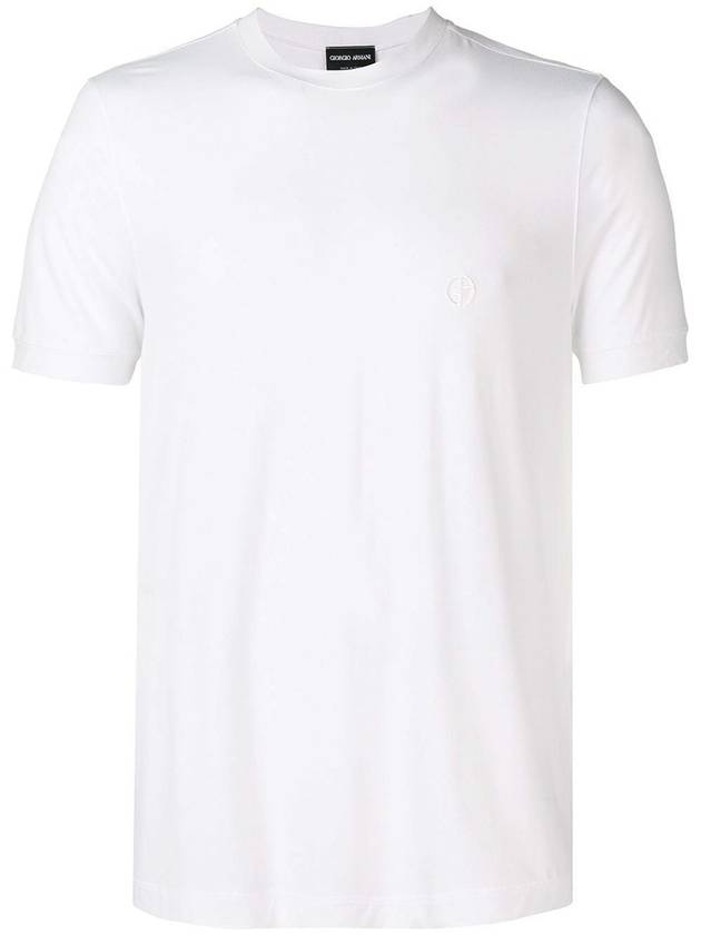 Giorgio Armani White slim fit Tee