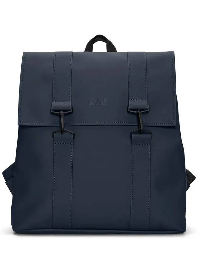Rains MSN 로고 디테일 백팩 MSNBAG_NAVY