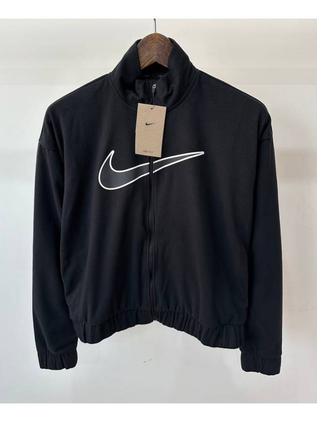 나이키 플리스 집업 자켓 DQ6384 010 블랙 WOMENS S 아시안핏