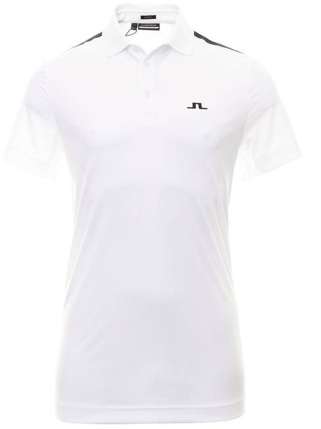 제이린드버그 골프웨어 남성 이반 슬림핏 PK셔츠 화이트