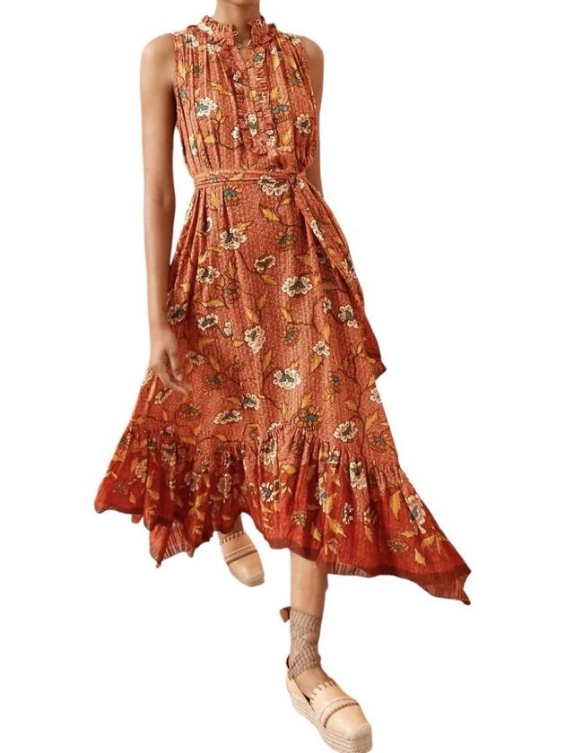 아마릴리스 베벌리 미디 드레스 Beverly Midi Dress In Amaryllis
