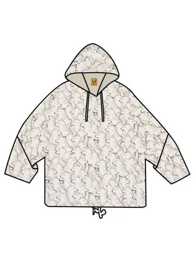 휴먼 메이드 x 카우스 판초 화이트 서울 스토어 Human Made x Kaws Poncho White Seoul Store Exclusive