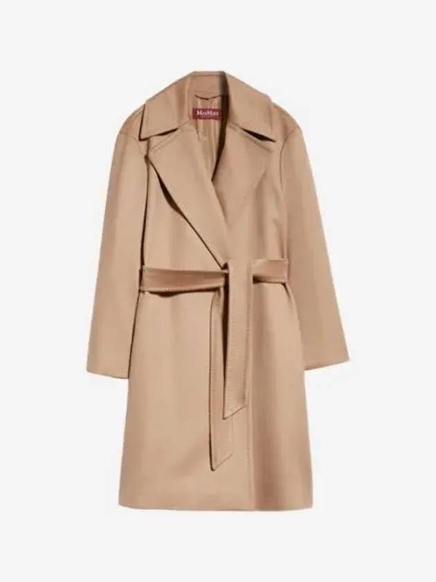 W 막스마라 스튜디오 티그레 울 랩 코트 카멜 W Max Mara Studio Tigre Wool Wrap Coat Camel