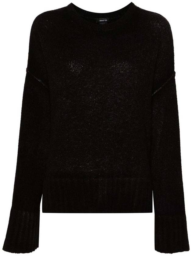 Avant Toi Wool Adn Cashmere Blend Crewneck Sweater