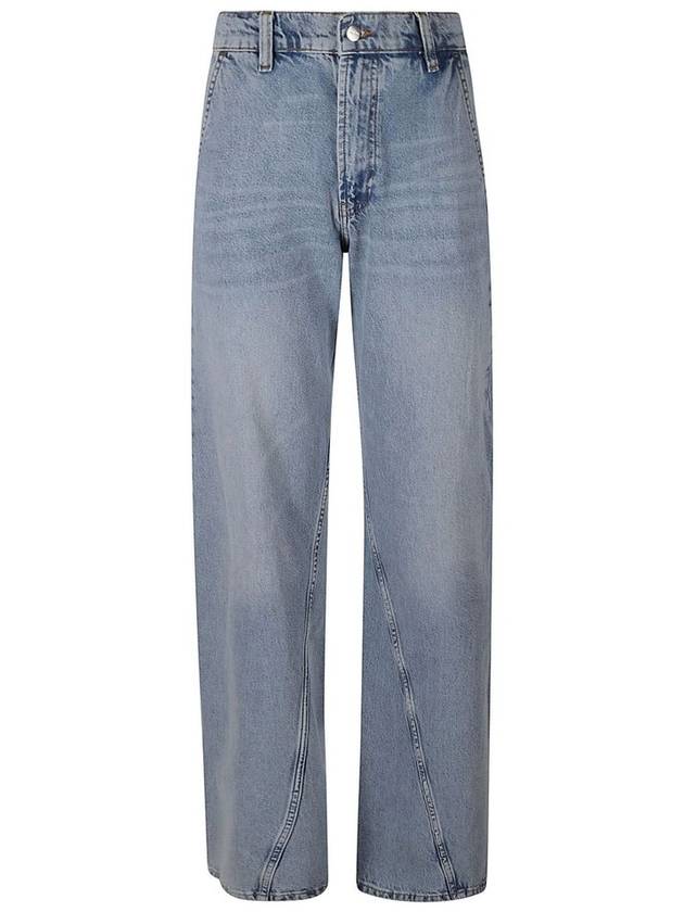 Anine Bing Briley 하이웨이스트 와이드 레그 진