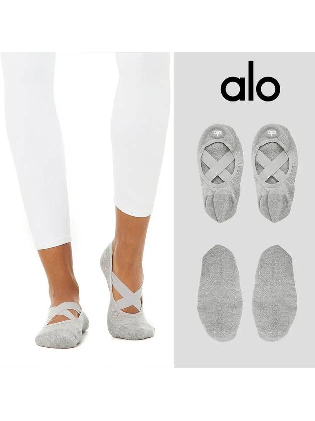 alo 알로 요가 피벗 바레 삭스 양말 화이트