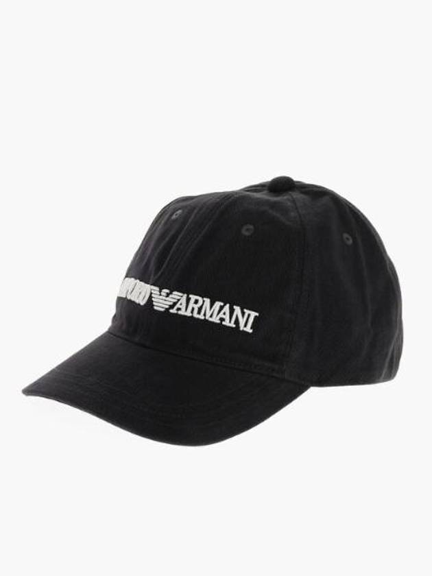 NB22 ARMA 남성 모자 EMPORIO Solid Color Cap with Embroidered Logo 641142