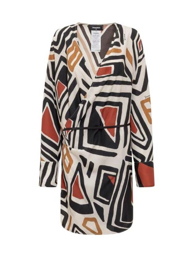 22FW 디스퀘어드2 미디 원피스 S72CV0369S60365 001S BLACK