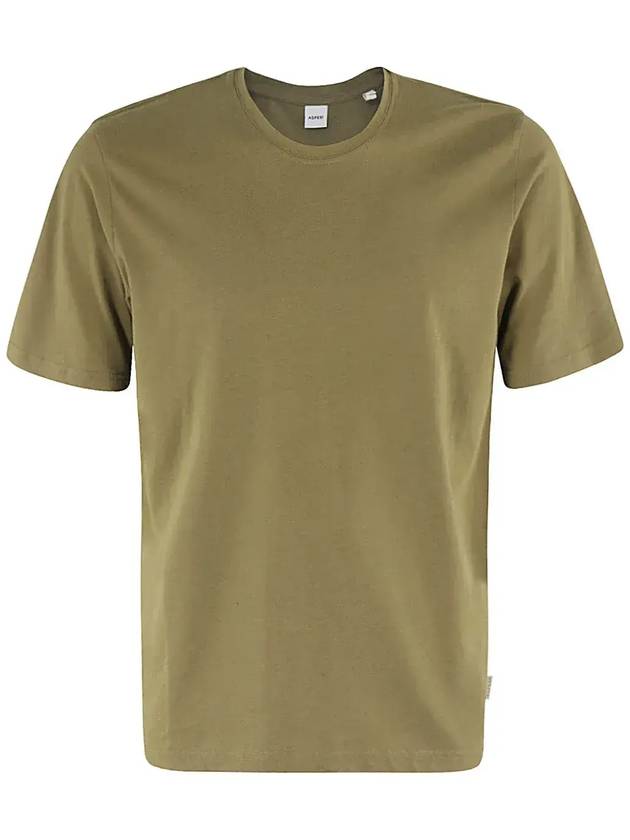 Aspesi 크루넥 반팔 티셔츠 3107A335094_01395MILITARE