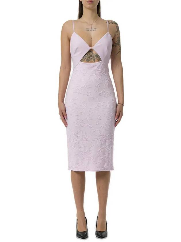 엘리자베타 프란치 플로럴 자카드 드레스 AB86052E2_544