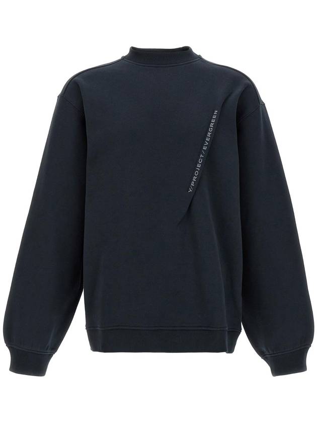 와이프로젝트 & 39 에버그린 핀치드 로고& 39 스웨트셔츠 204SH001EVERGREENVINTAGEBLACK
