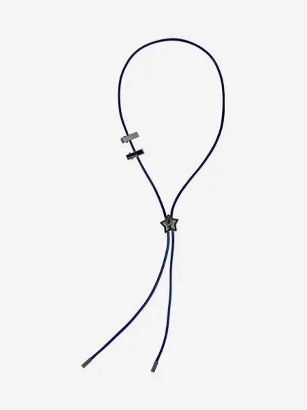 센티멍 넘버 482 스타 코드 락 네크리스 블랙 네이비 Sentiments No.482 Star Code Lock Necklace Black Nave