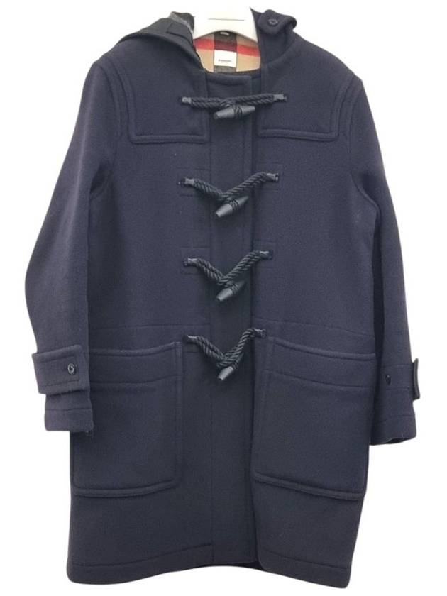 50 미사용 버버리 체크 더플 코트 자켓 BUB022105