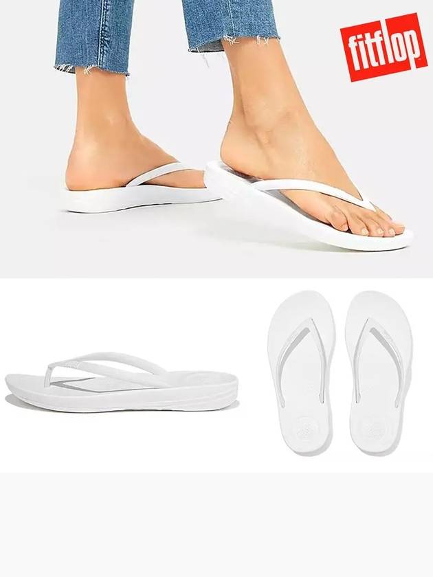 핏플랍 슬리퍼 아이쿠션 에너지 플립플롭 쪼리 어반화이트