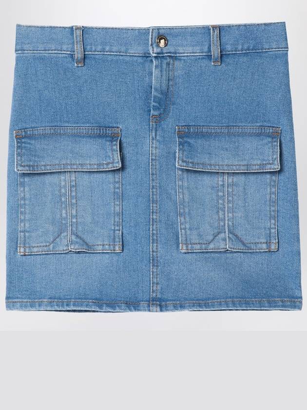 Chloe Blue denim mini skirt