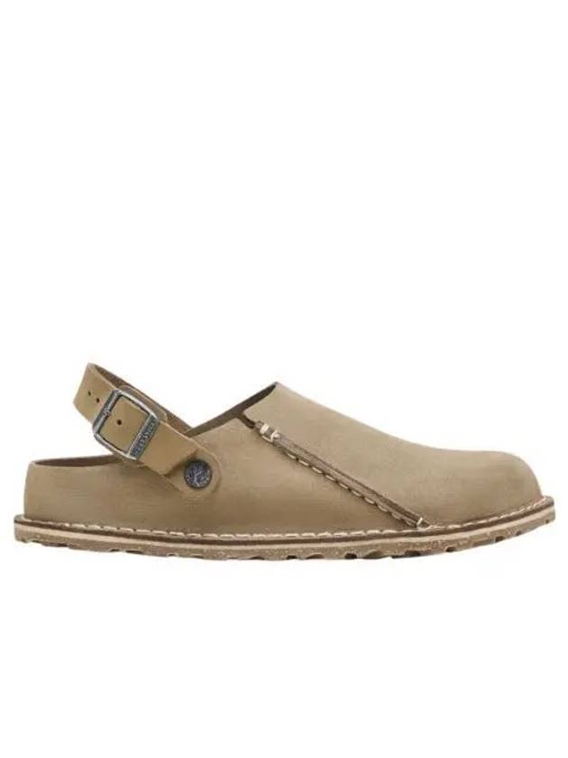 버켄스탁 루트리 프리미엄 스웨이드 레더 그레이 토프 레귤러 Birkenstock Lutry Premium Suede Leather Gray Taupe Regular