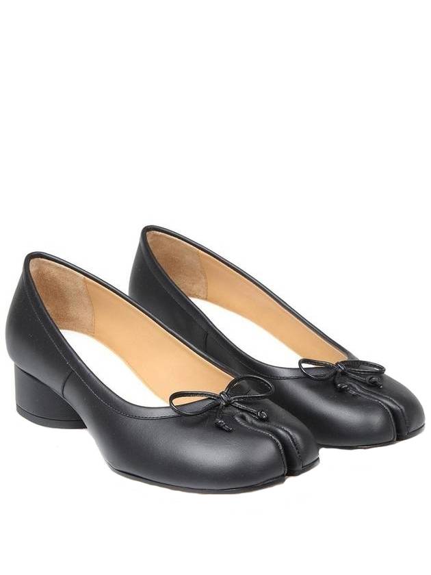 메종마르지엘라 여성 타비 펌프스 힐 블랙