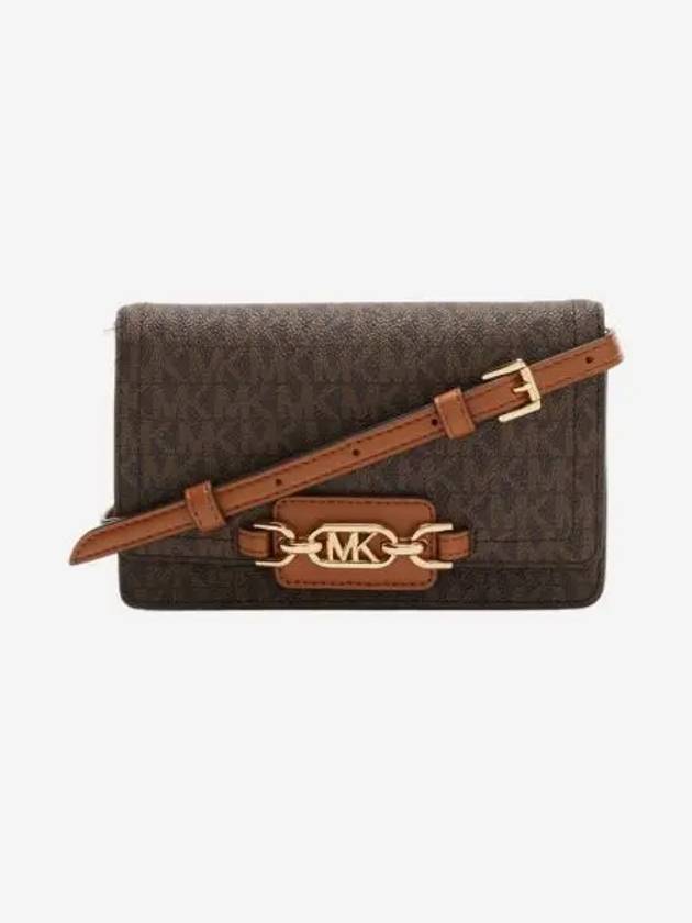 마이클 코어스 헤더 엑스트라 스몰 로고 크로스바디백 브라운 아콘 Michael Kors Heather Extra Small Logo Crossbody Bag Brown Arocn