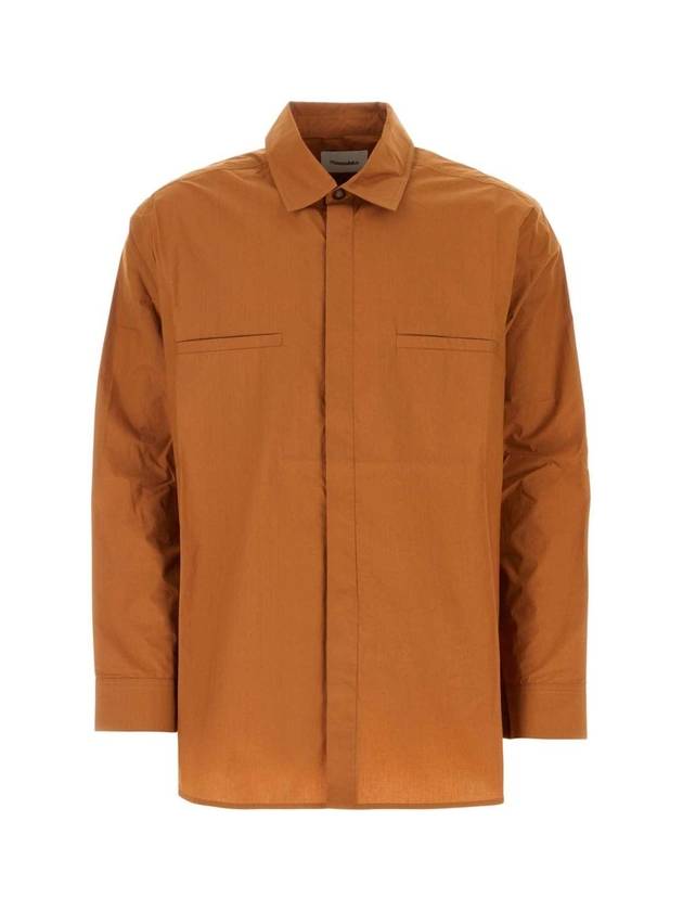 NANUSHKA 카라멜 코튼 셔츠 NM23RSSH00876 TAN