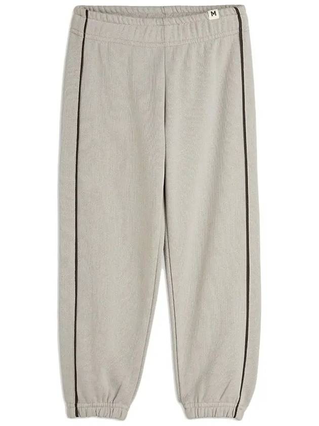 25SS 키즈 플레인 파이핑 팬츠 그레이 25130123 97